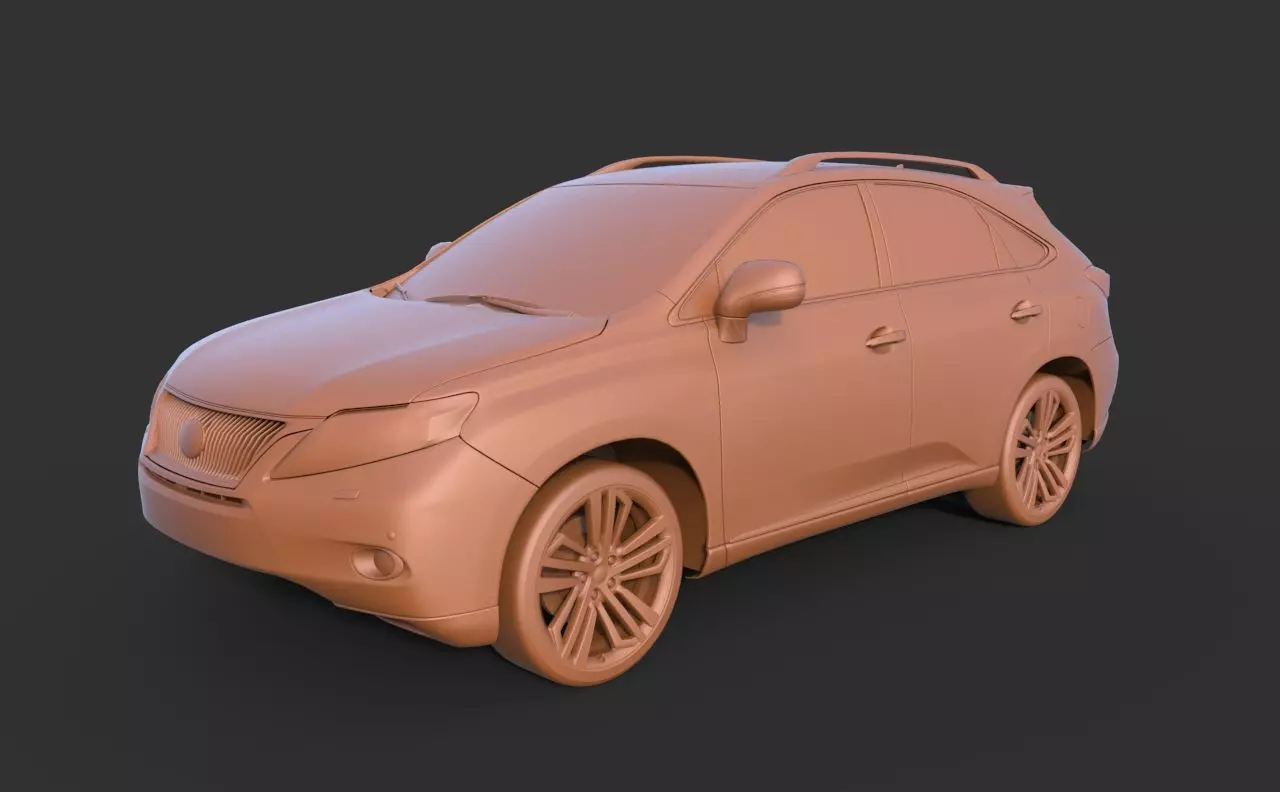 Lexus LX450 3D print model_0