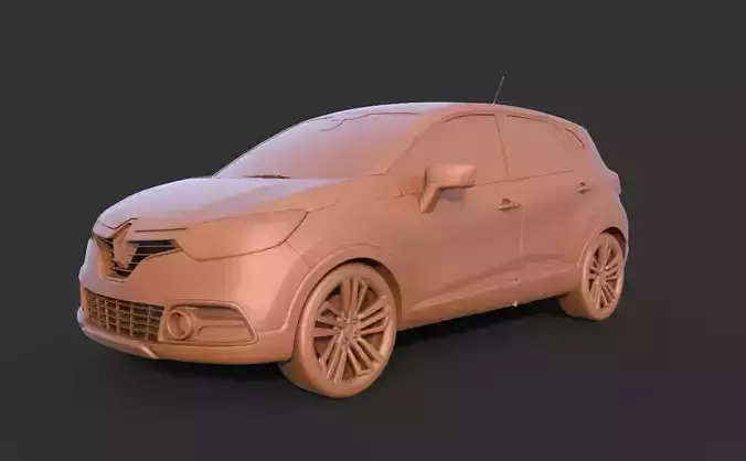 Renault Captur 2013 3D print model