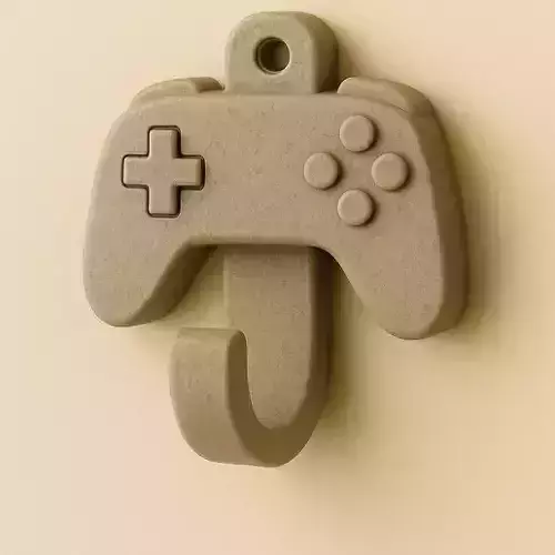 Game Controller Wall Hook 3D Printable Console Hanger 3D print model Game Controller Wall Hook 3D Printable Console Hanger 3D print model