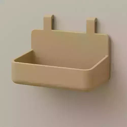 IKEA Skadis Wall Shelf STL Pegboard Storage Tray 3D print model