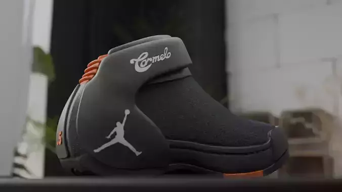 Nike Jordan Melo Sports Sneaker - Black edition