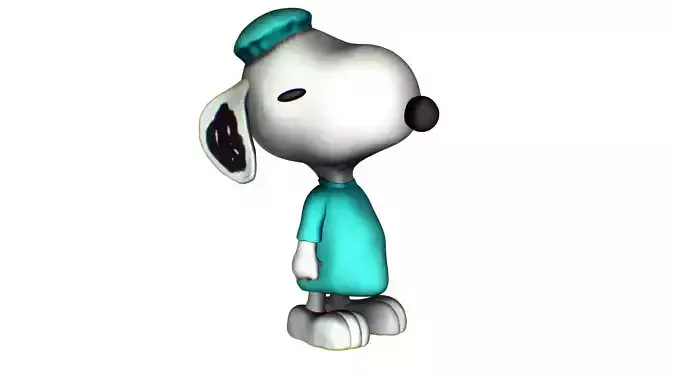 Snoopy doc 3D print model