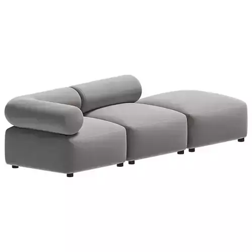 Modular Modern Sofa 3D Model 