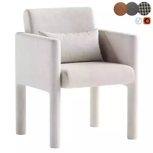 Ion Dining Chair 3D model