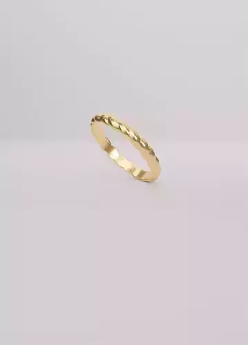 Croissant Ring 3D Model