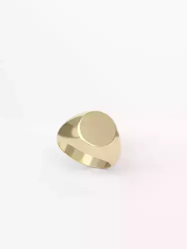 Classic Signet Ring 3D Model