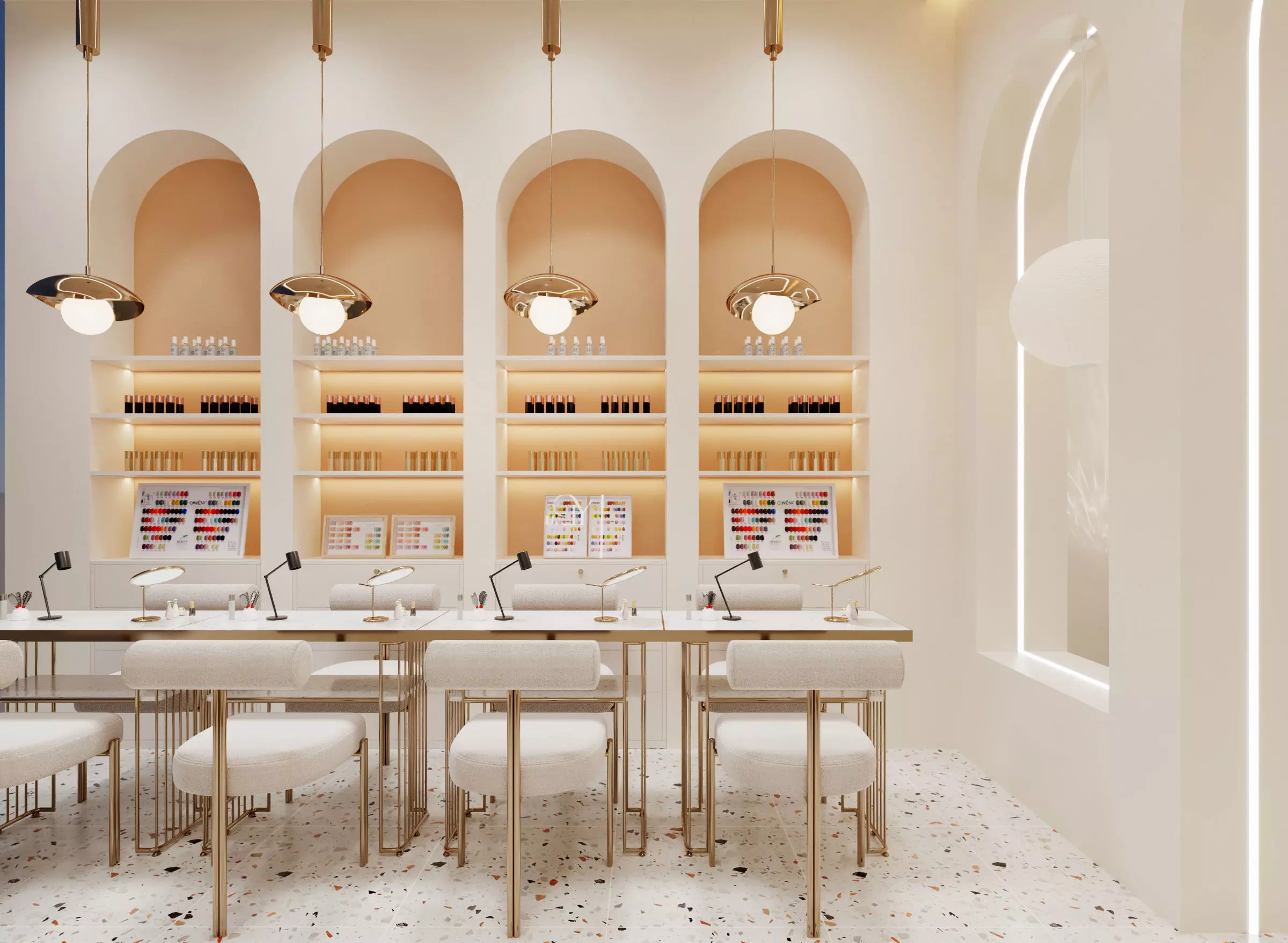 Beauty Salon Low-poly 3D model_10