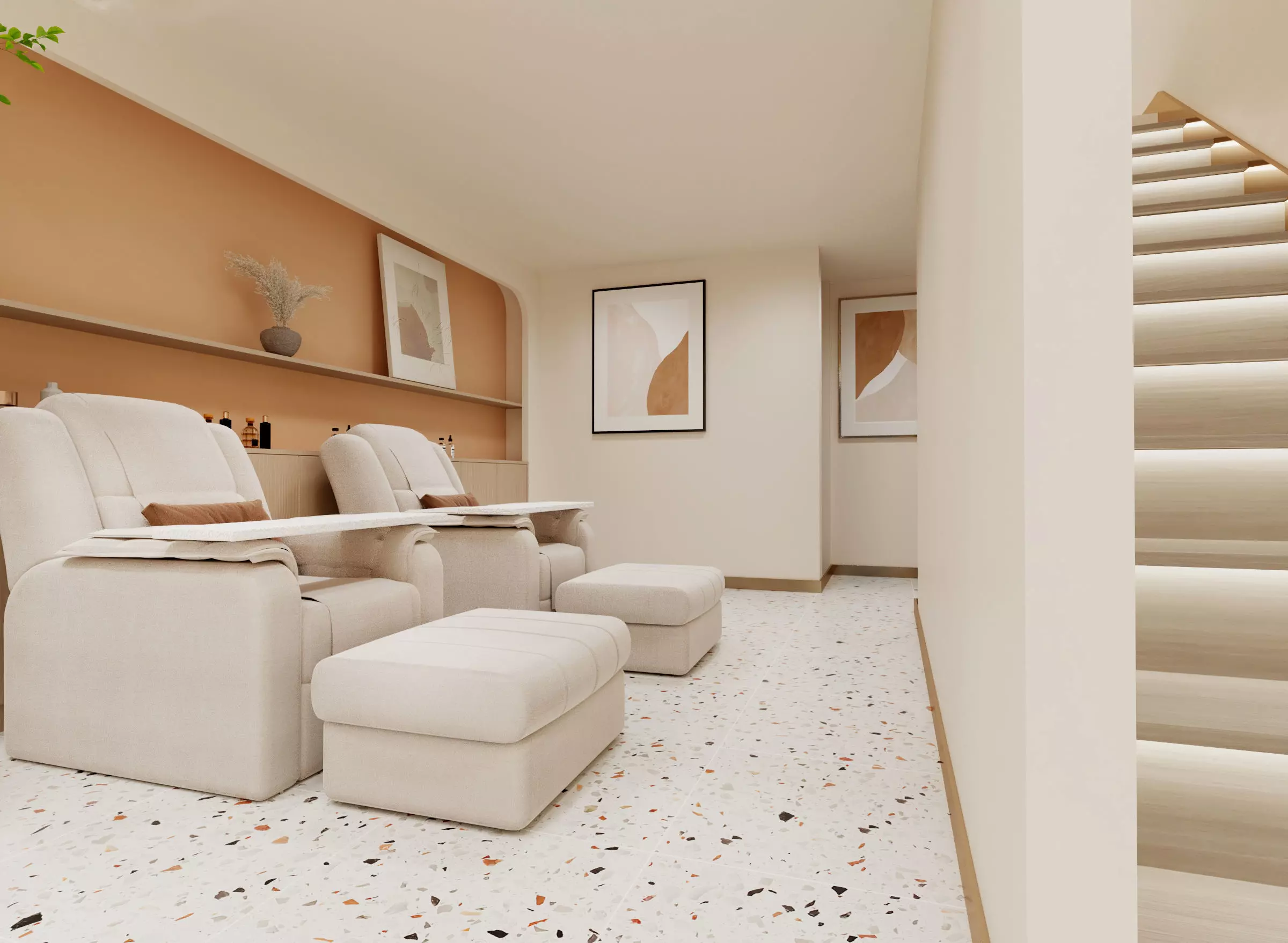 Beauty Salon Low-poly 3D model_4