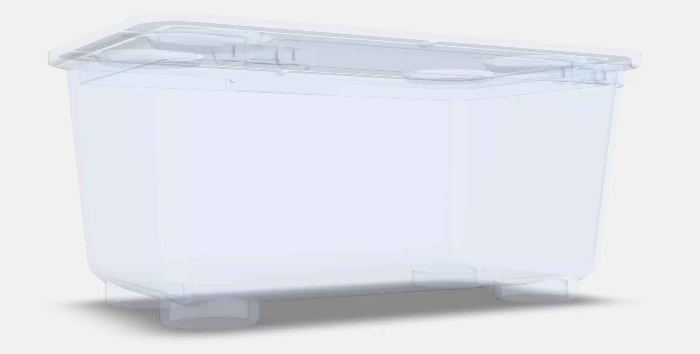 GLIS Box with lid Low-poly 3D model_2