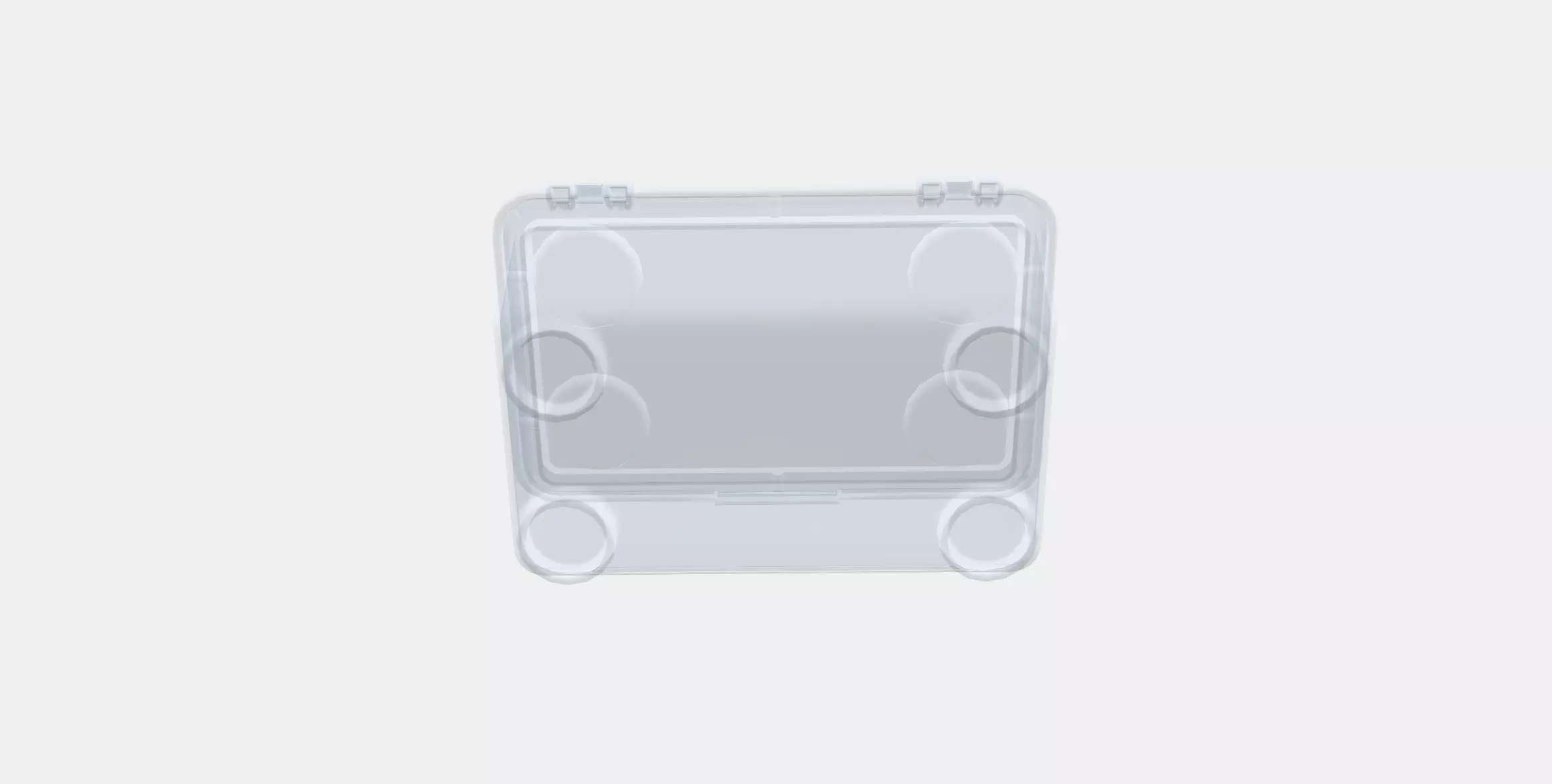 GLIS Box with lid Low-poly 3D model_7