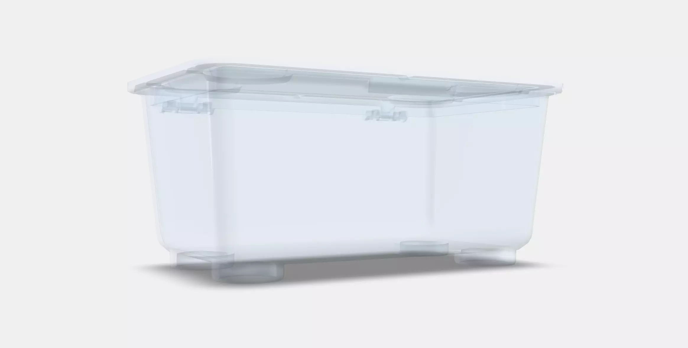 GLIS Box with lid Low-poly 3D model_9
