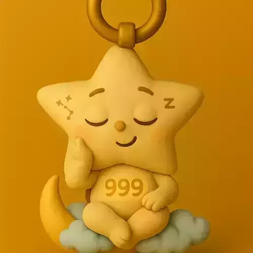 Starry Napper Low-poly 3D print model