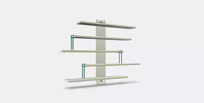 LUSTIGT Wall shelf 3D model