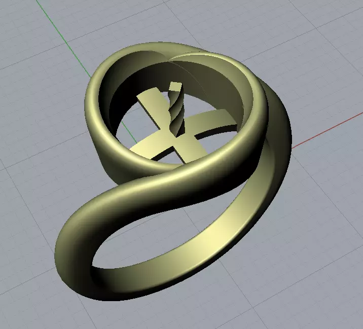 Pearl ring 3D print model_7