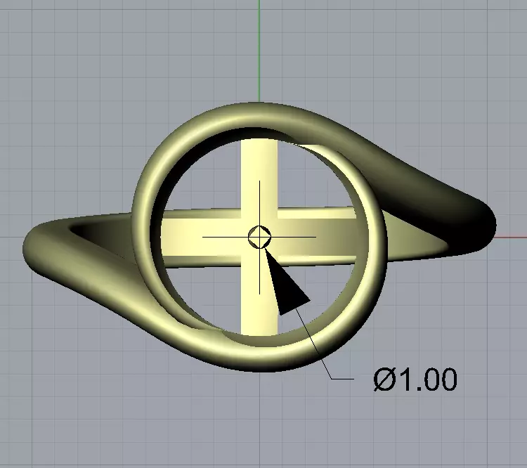 Pearl ring 3D print model_6