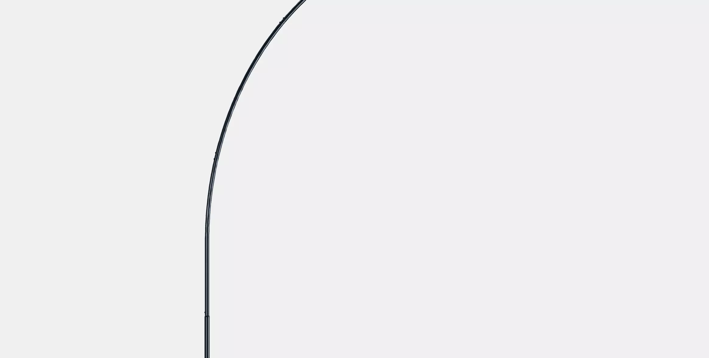 SKAFTET Floor lamp base arched 3D model_2