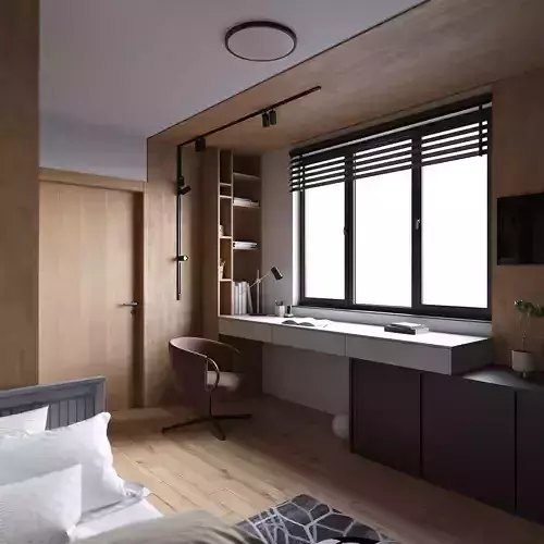 Kid football style bedroom