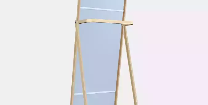 IKORNNES Standing mirror 3D model