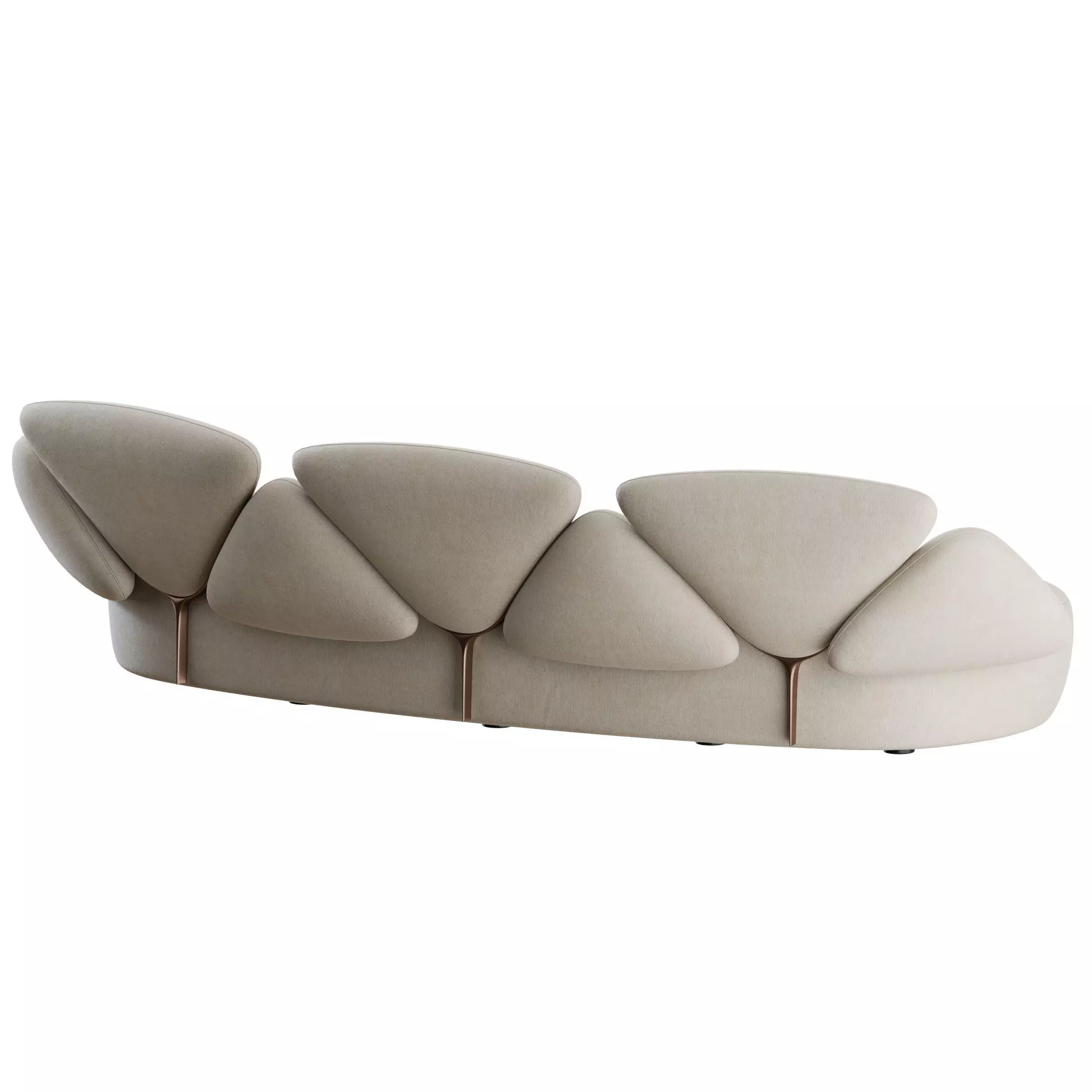 Foretre Curved Sofa by The Future Perfect 3D model_8