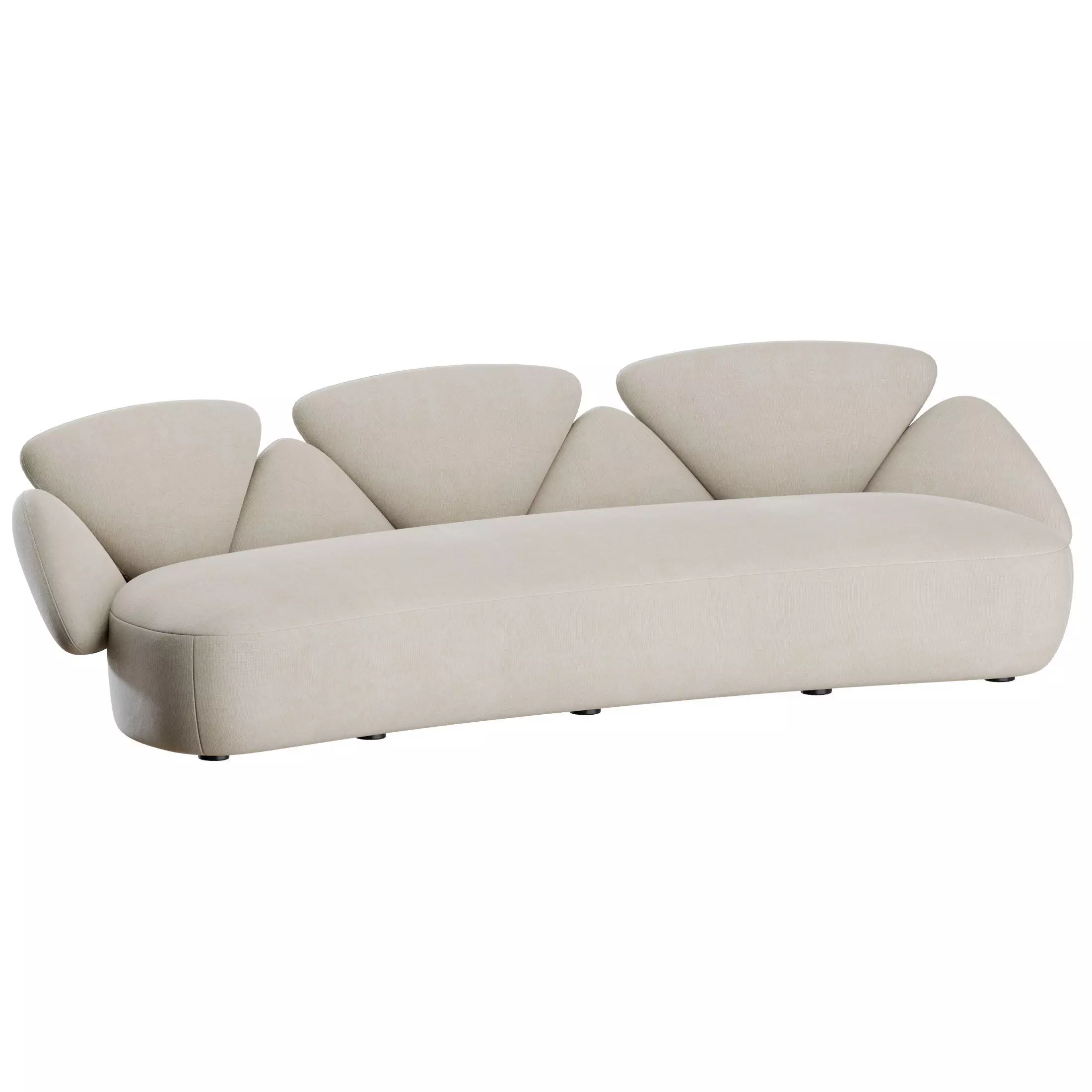 Foretre Curved Sofa by The Future Perfect 3D model_10
