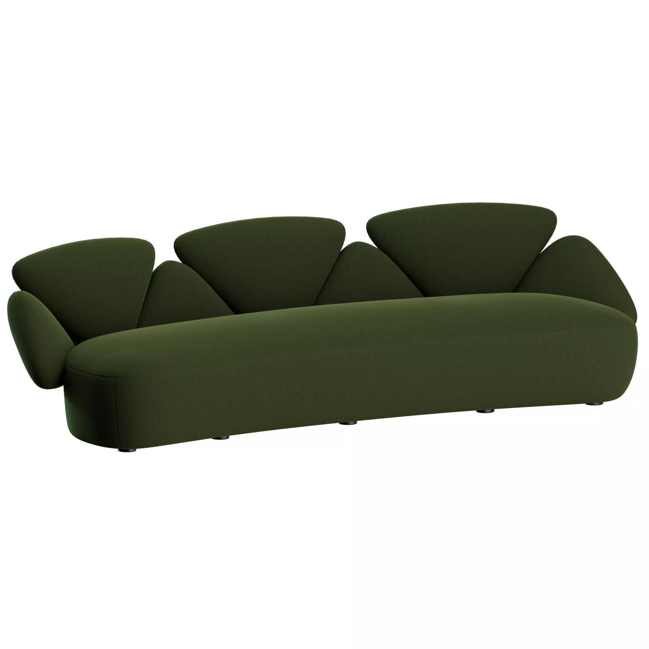 Foretre Curved Sofa by The Future Perfect 3D model_11