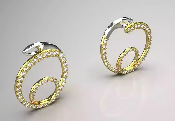 round jewelry earring je0102