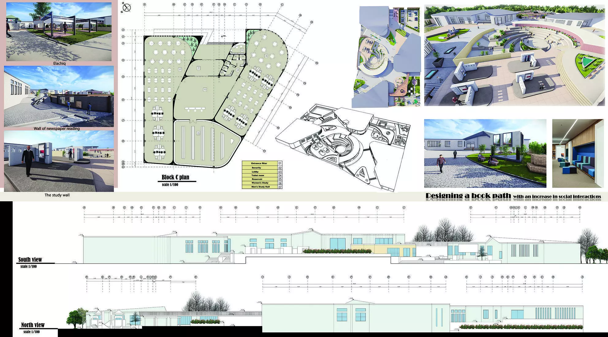 6 Complete Architecture Student Projects Pack  3D model_73