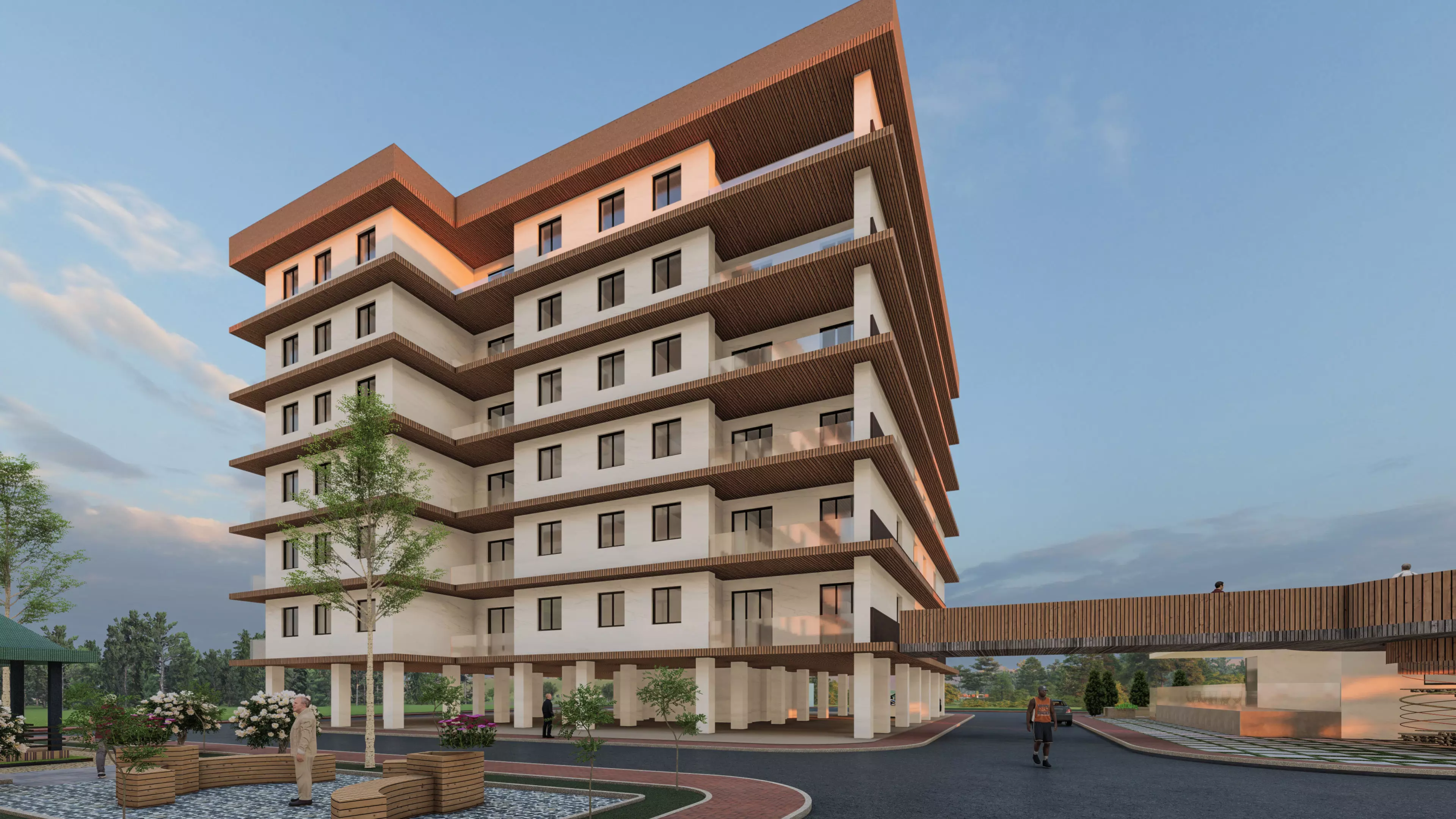 6 Complete Architecture Student Projects Pack  3D model_26