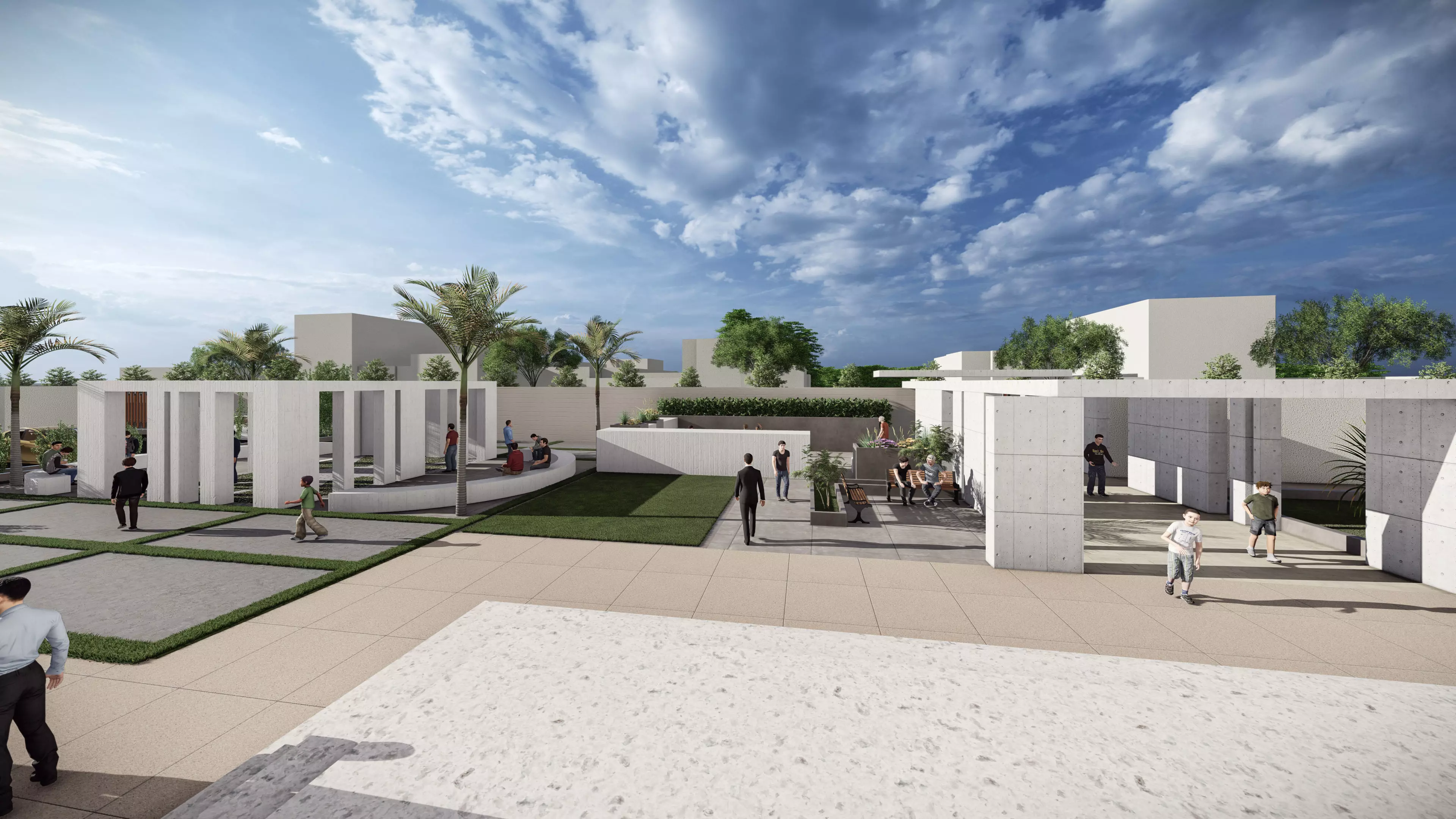 6 Complete Architecture Student Projects Pack  3D model_59