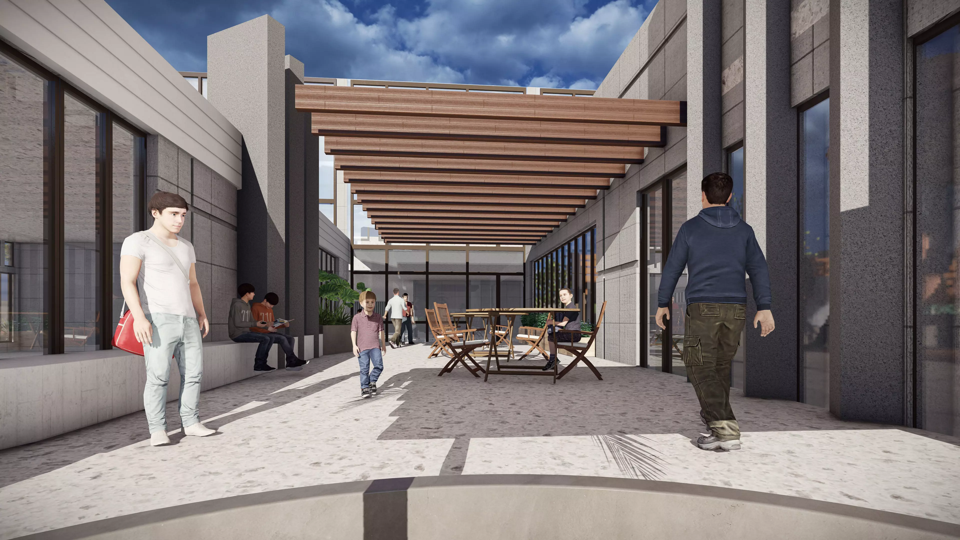 6 Complete Architecture Student Projects Pack  3D model_11