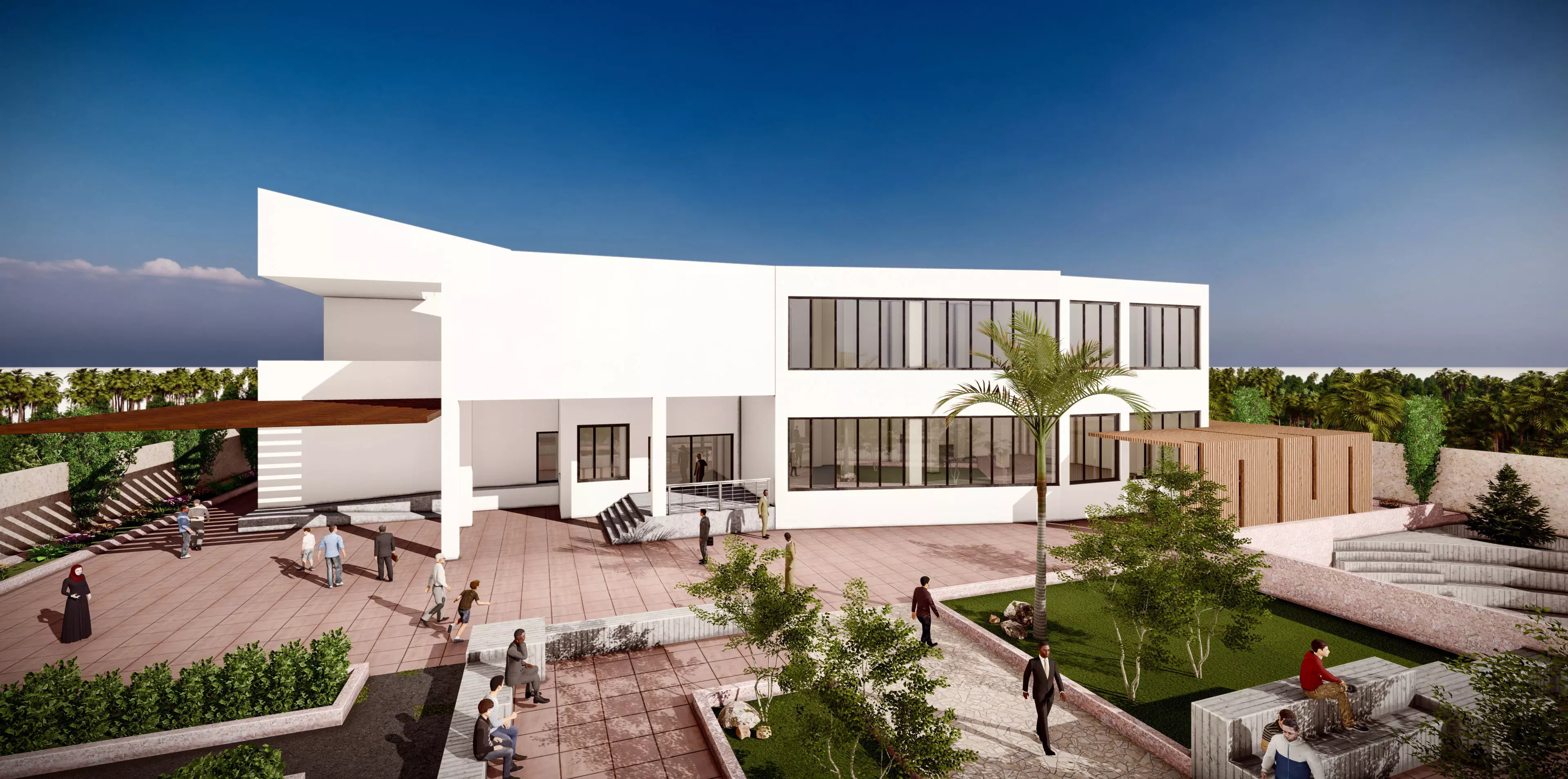 6 Complete Architecture Student Projects Pack  3D model_38