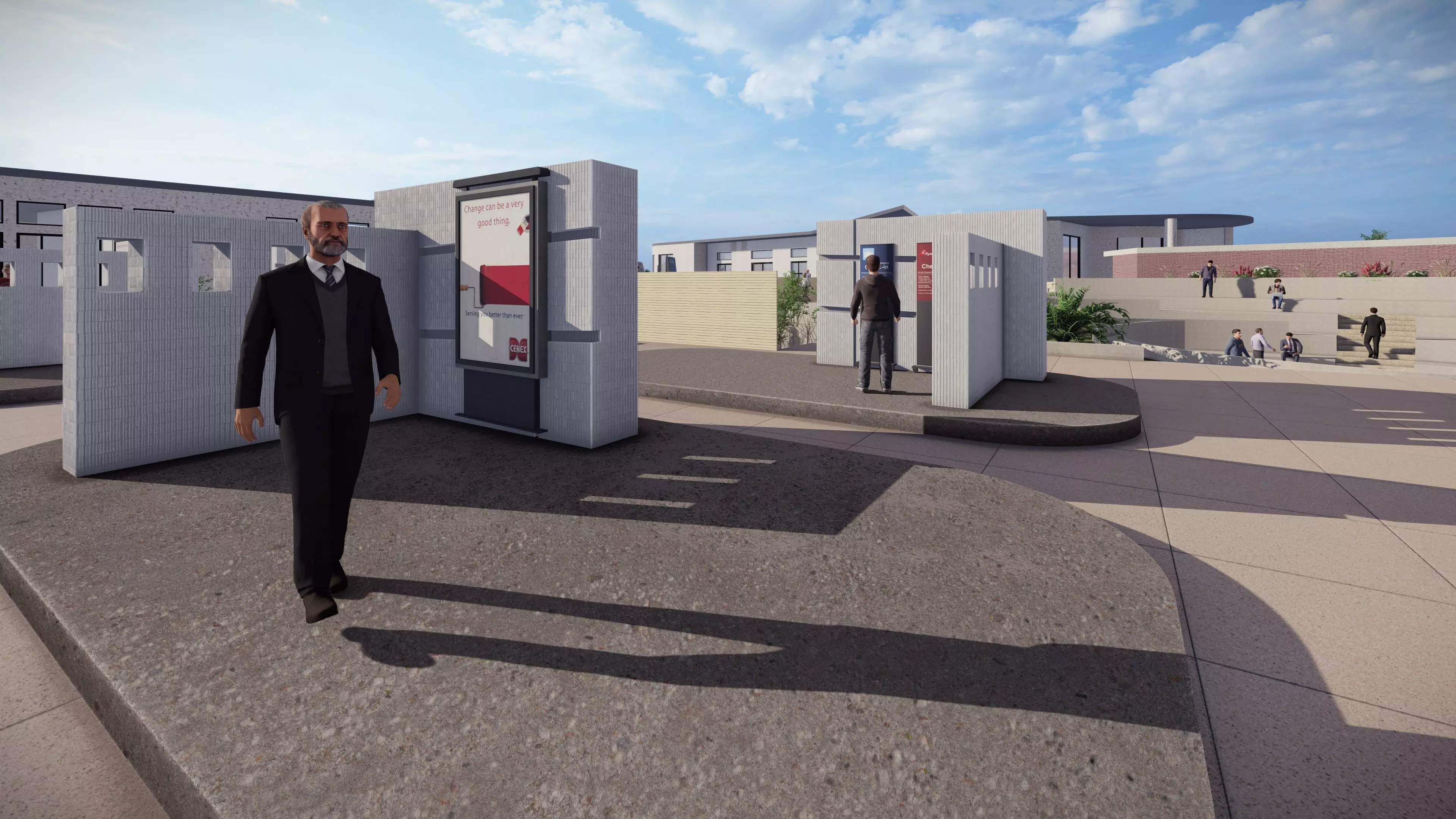 6 Complete Architecture Student Projects Pack  3D model_46