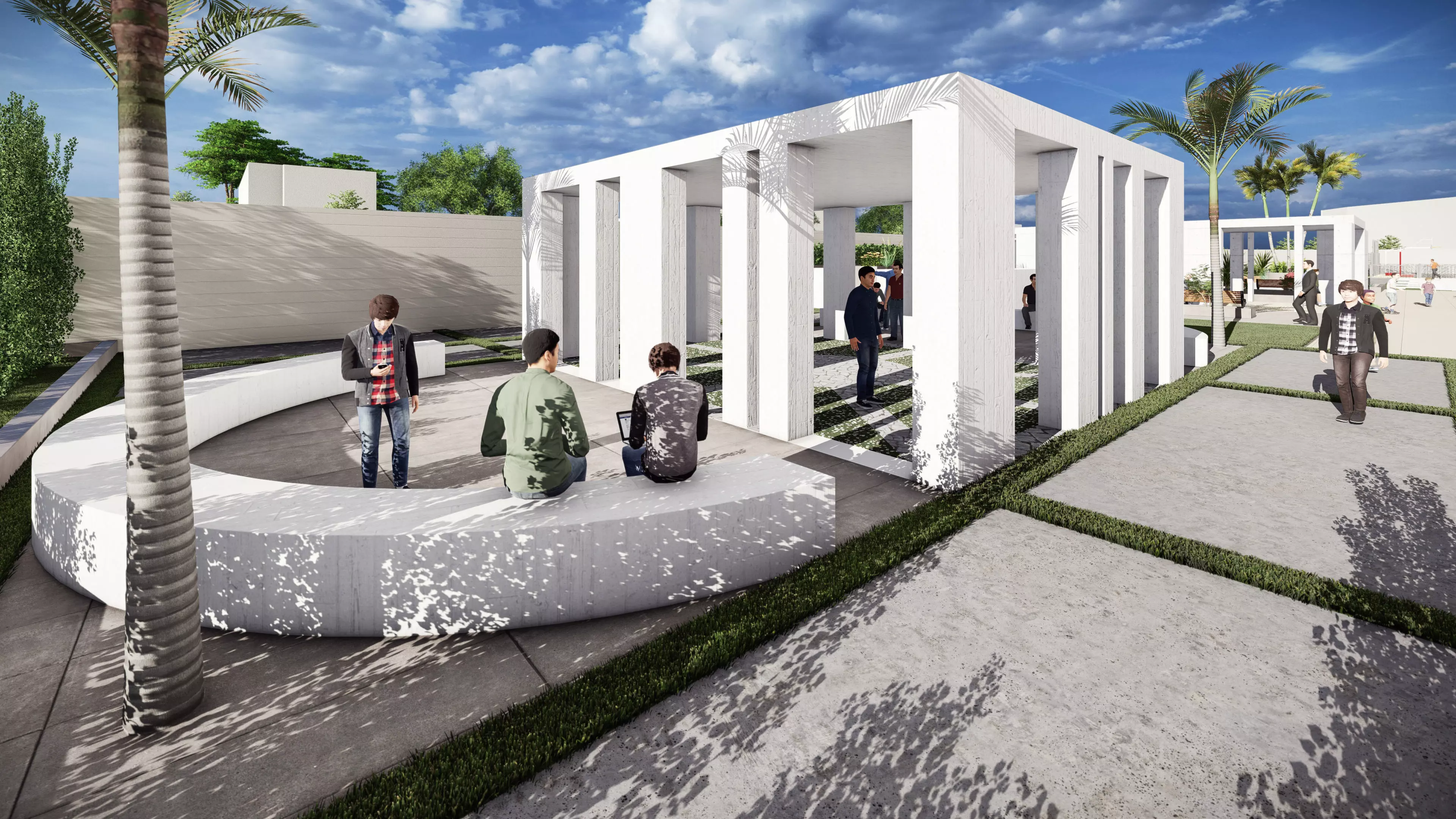 6 Complete Architecture Student Projects Pack  3D model_62