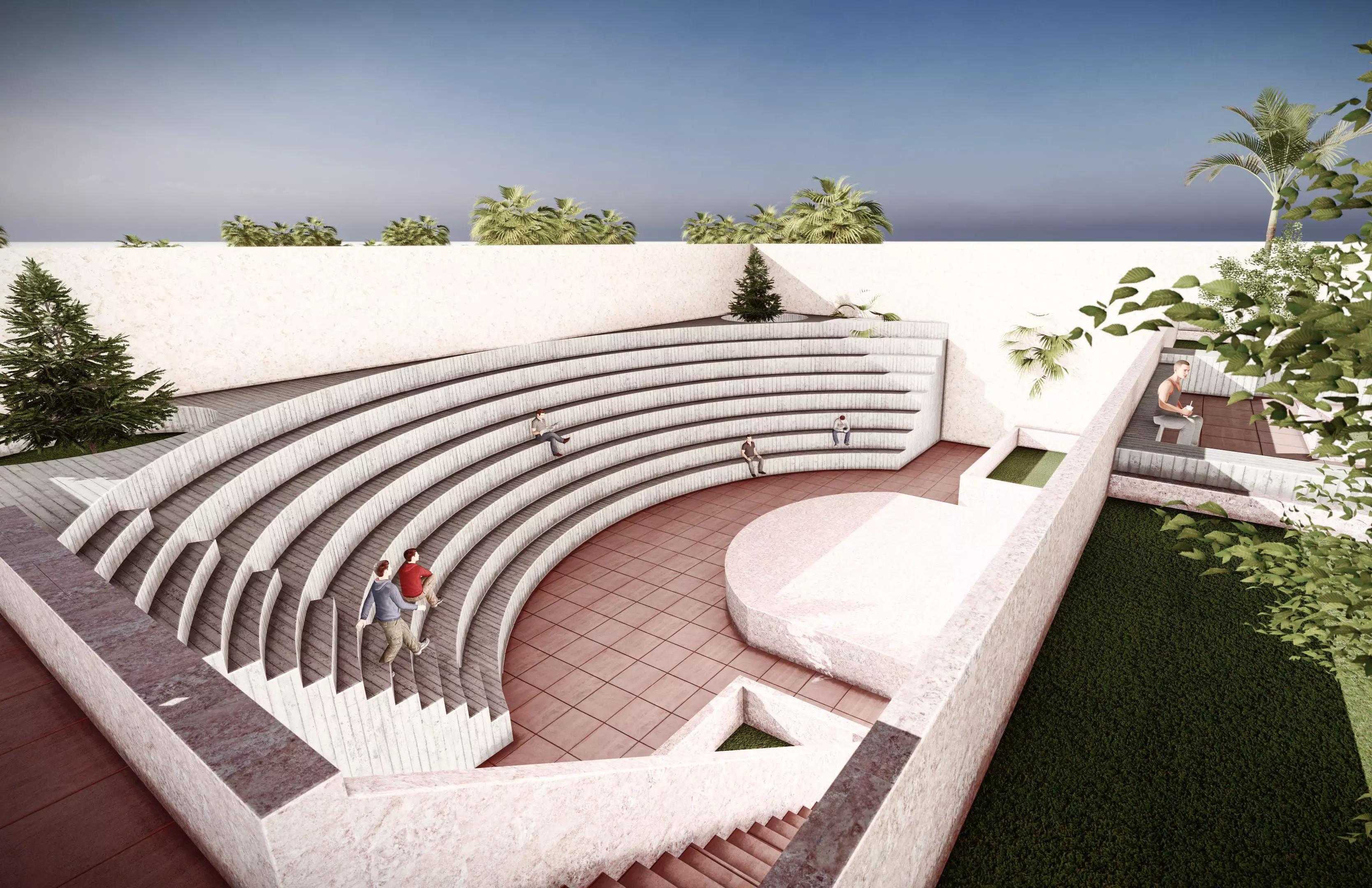 6 Complete Architecture Student Projects Pack  3D model_37