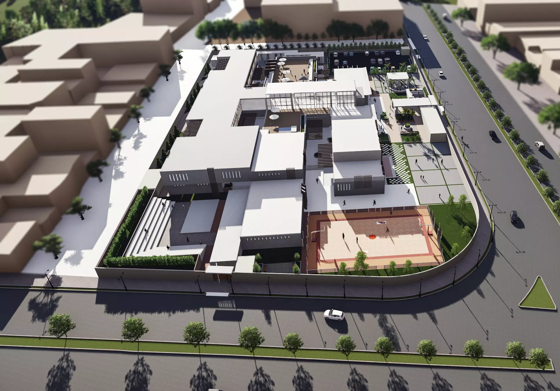 6 Complete Architecture Student Projects Pack  3D model_49