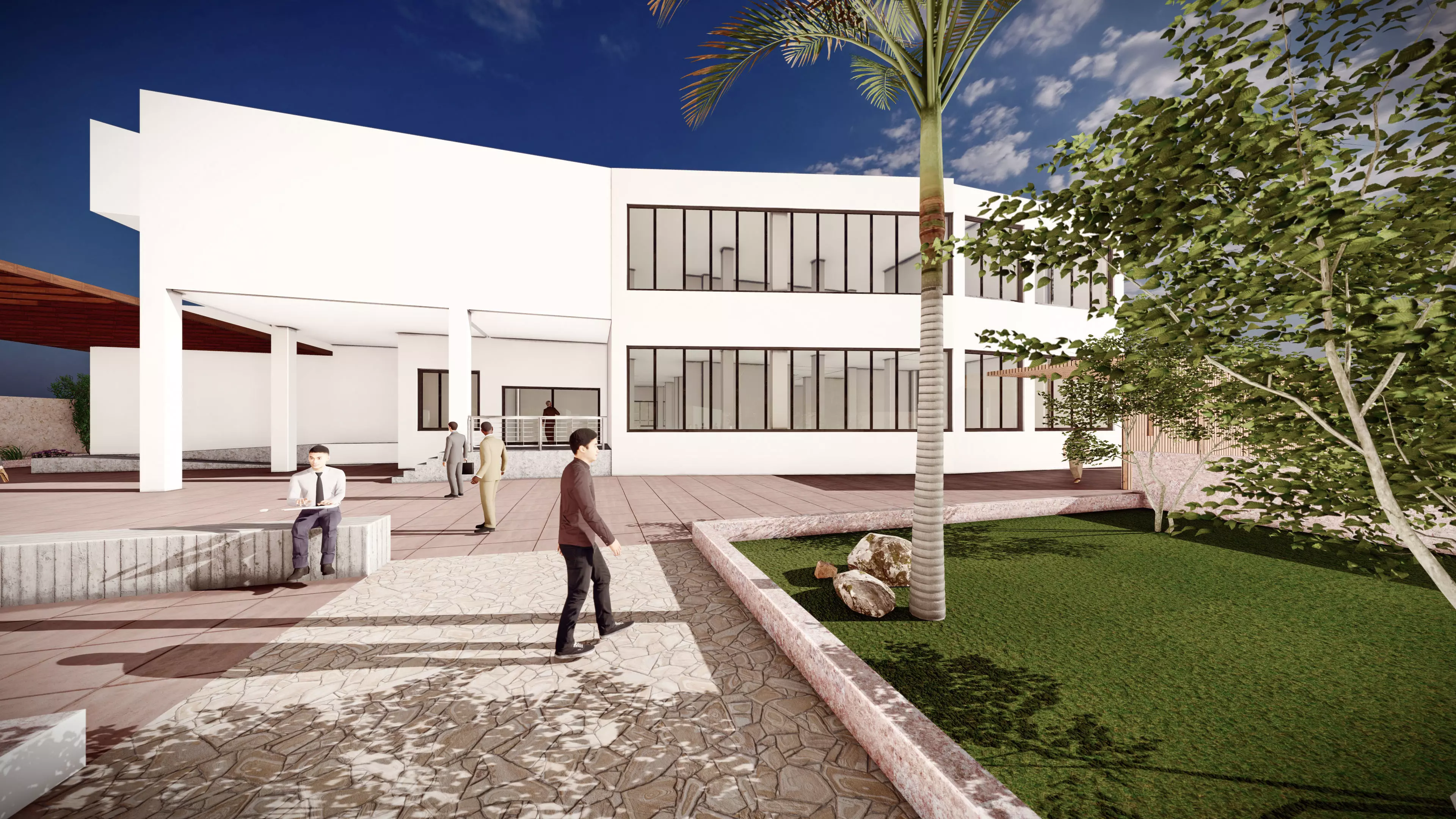 6 Complete Architecture Student Projects Pack  3D model_44