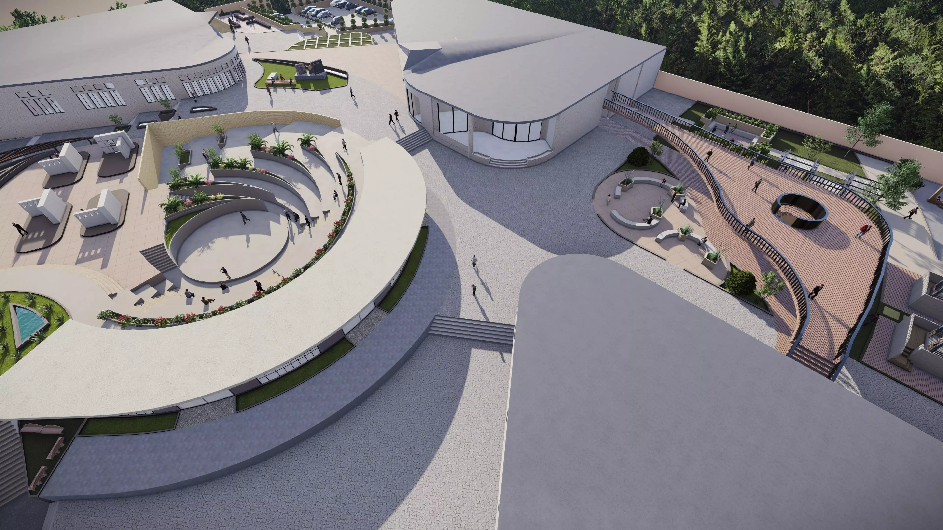 6 Complete Architecture Student Projects Pack  3D model_51