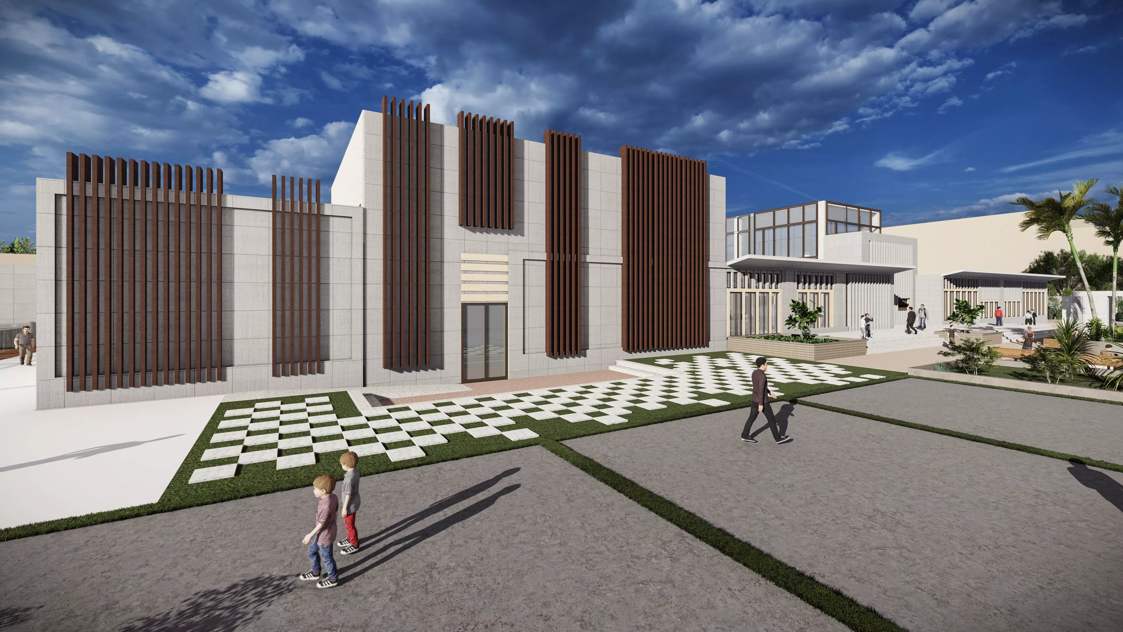 6 Complete Architecture Student Projects Pack  3D model_12