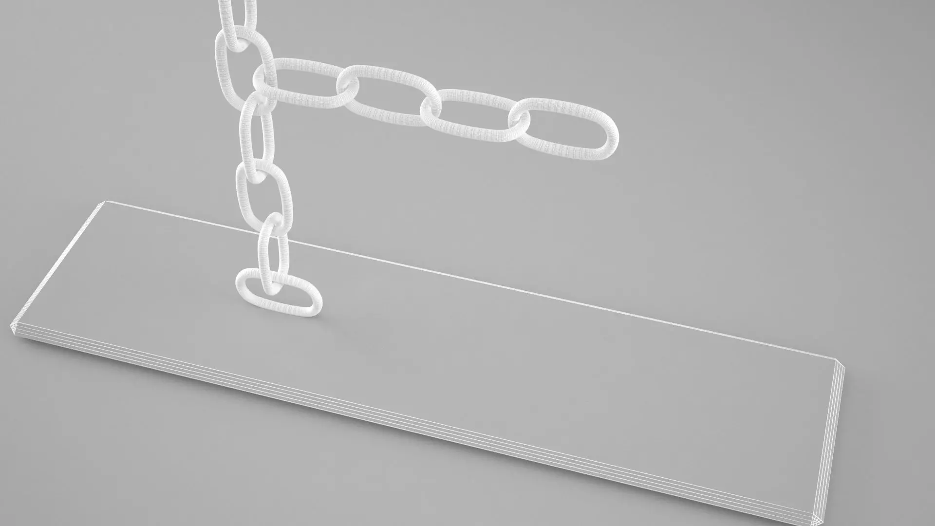 Chain F Candleholder Black Glass Color 3D model_6