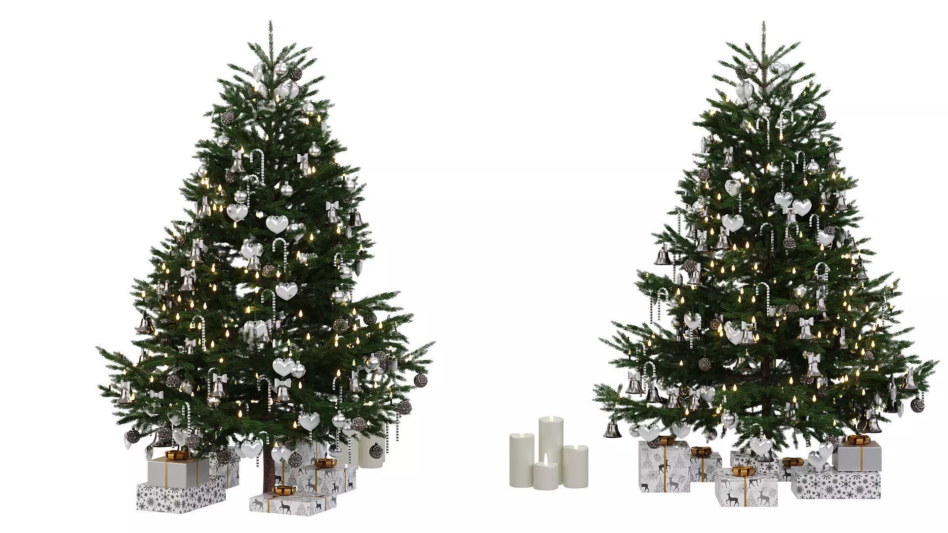  Christmas tree 12 Low-poly 3D model_0