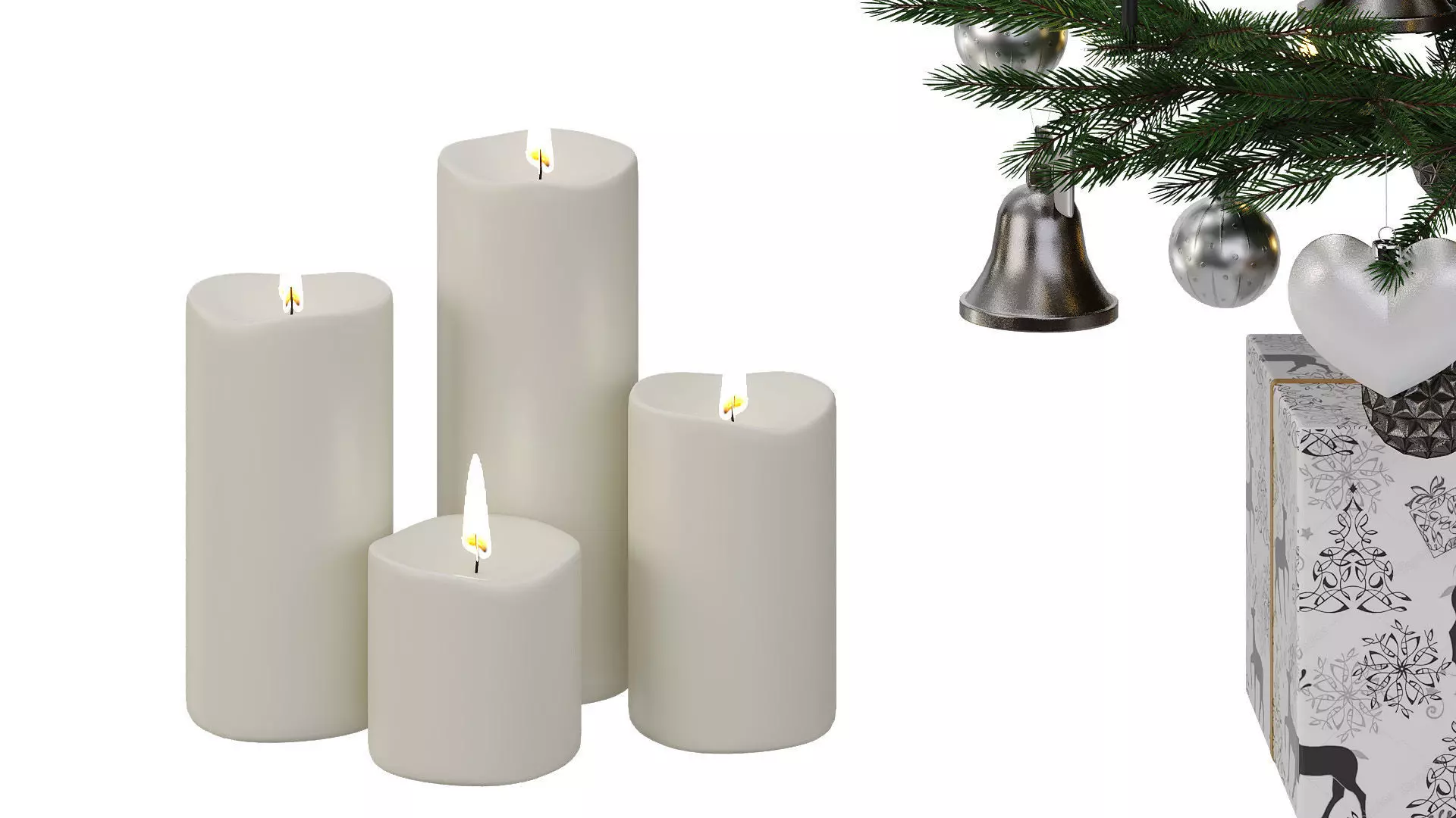  Christmas tree 12 Low-poly 3D model_4