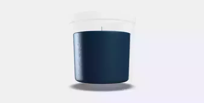 FRUKTSKOG Scented candle in glass 3D model