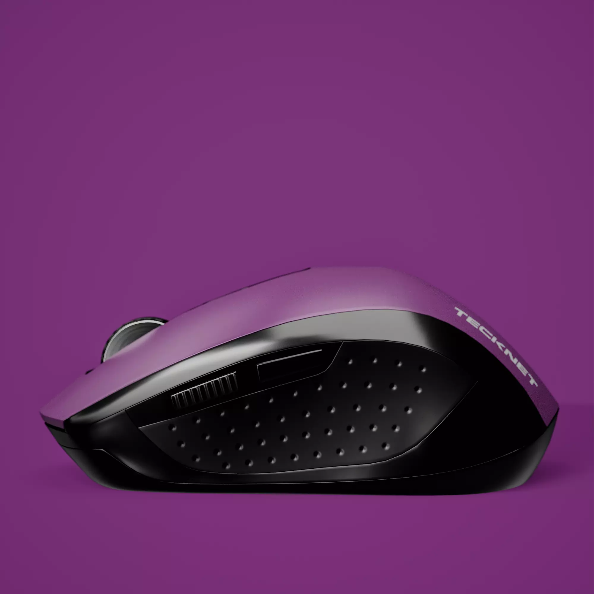 TECKNET Bluetooth Portable Optical Mouse Low-poly 3D model_4