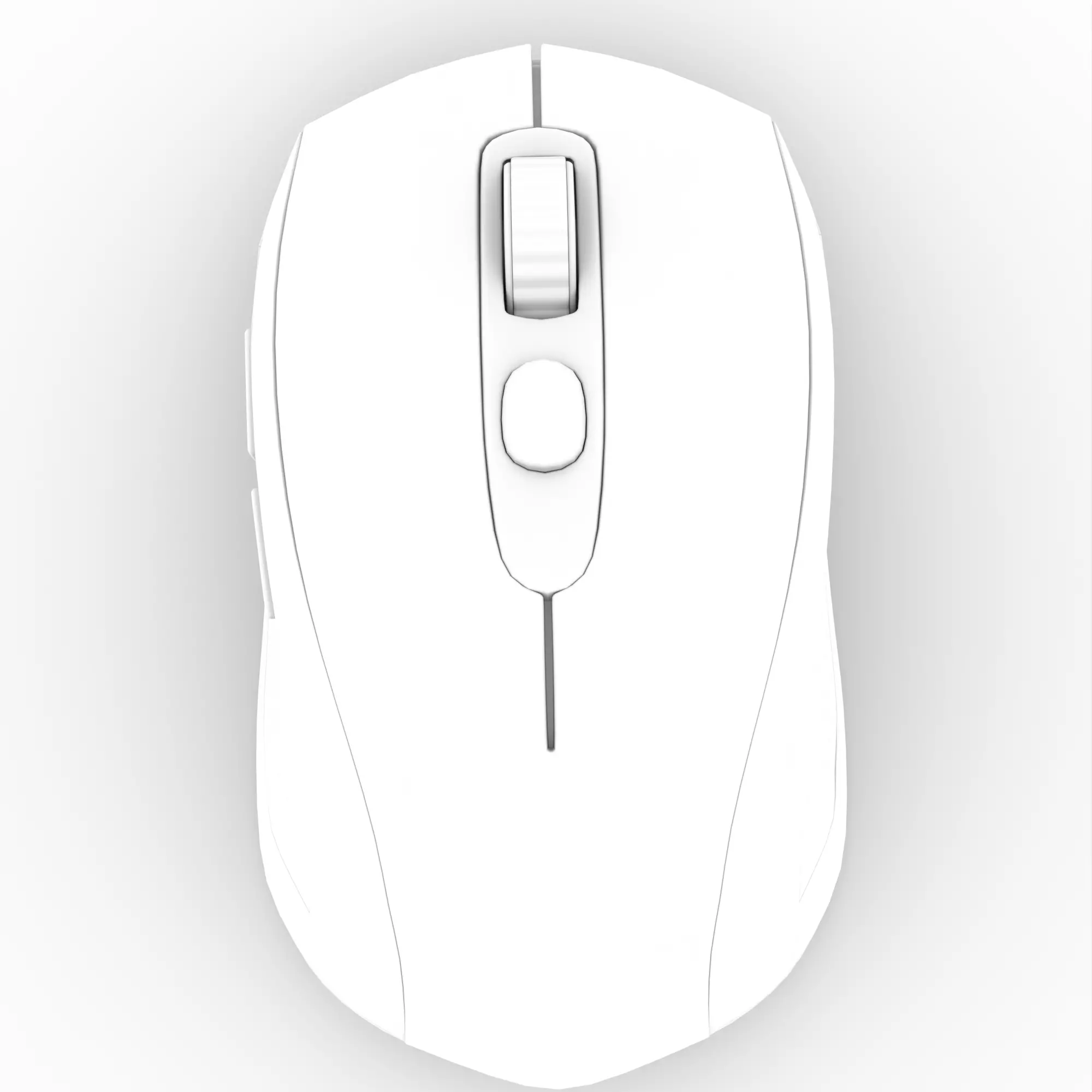 TECKNET Bluetooth Portable Optical Mouse Low-poly 3D model_7