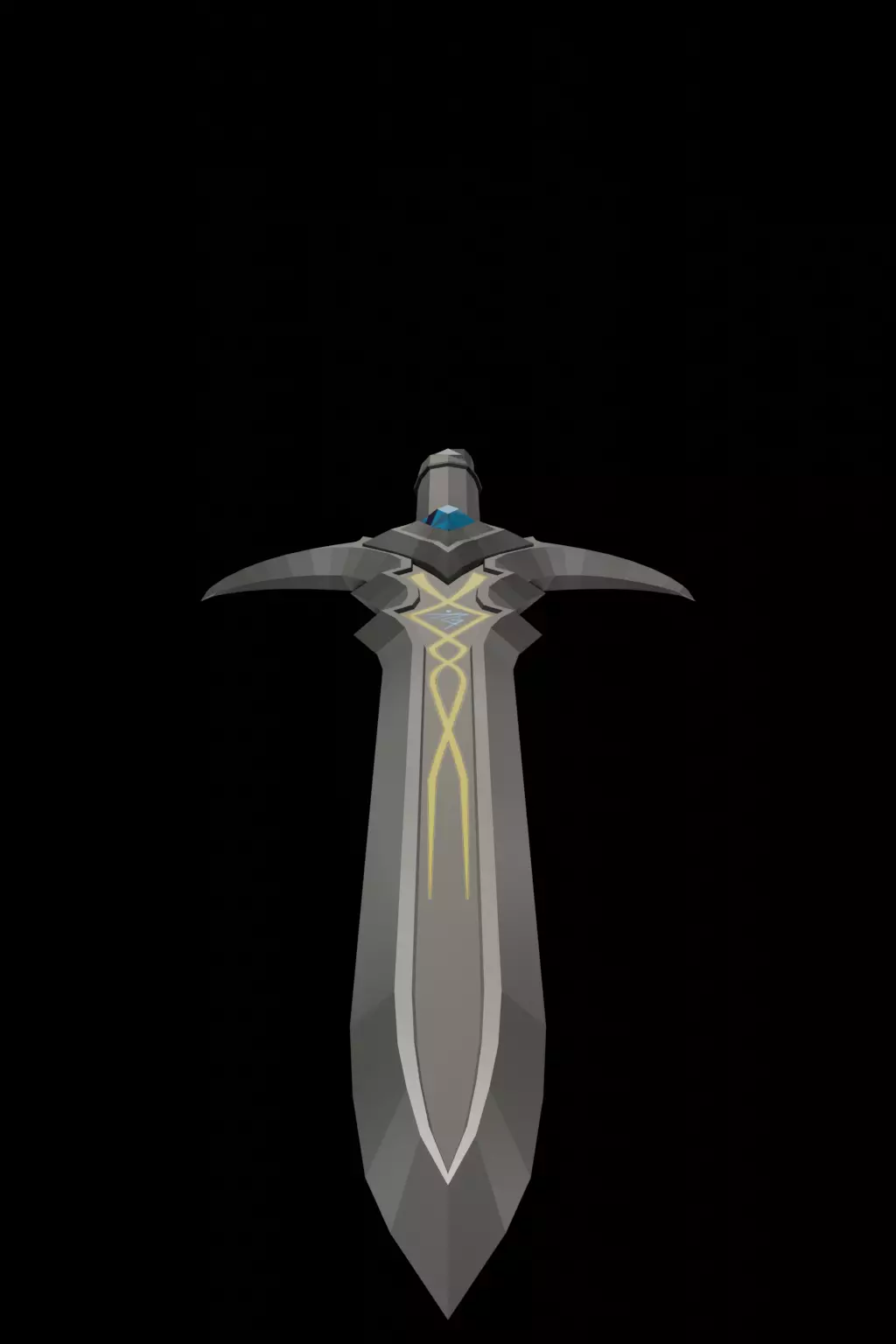 3in1 Arcane Blade Pack Simple Series I Low-poly 3D model_14