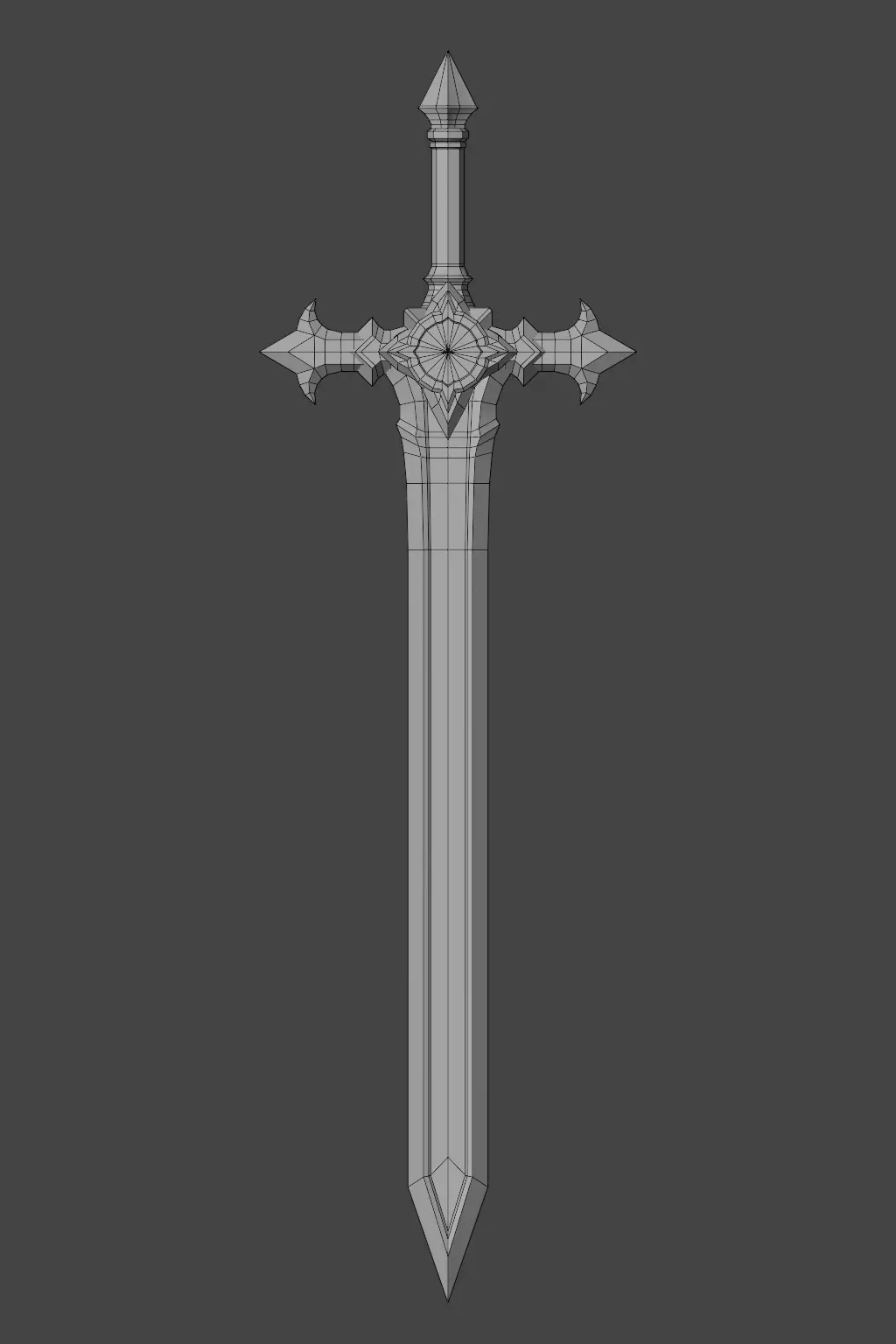 3in1 Arcane Blade Pack Simple Series I Low-poly 3D model_7