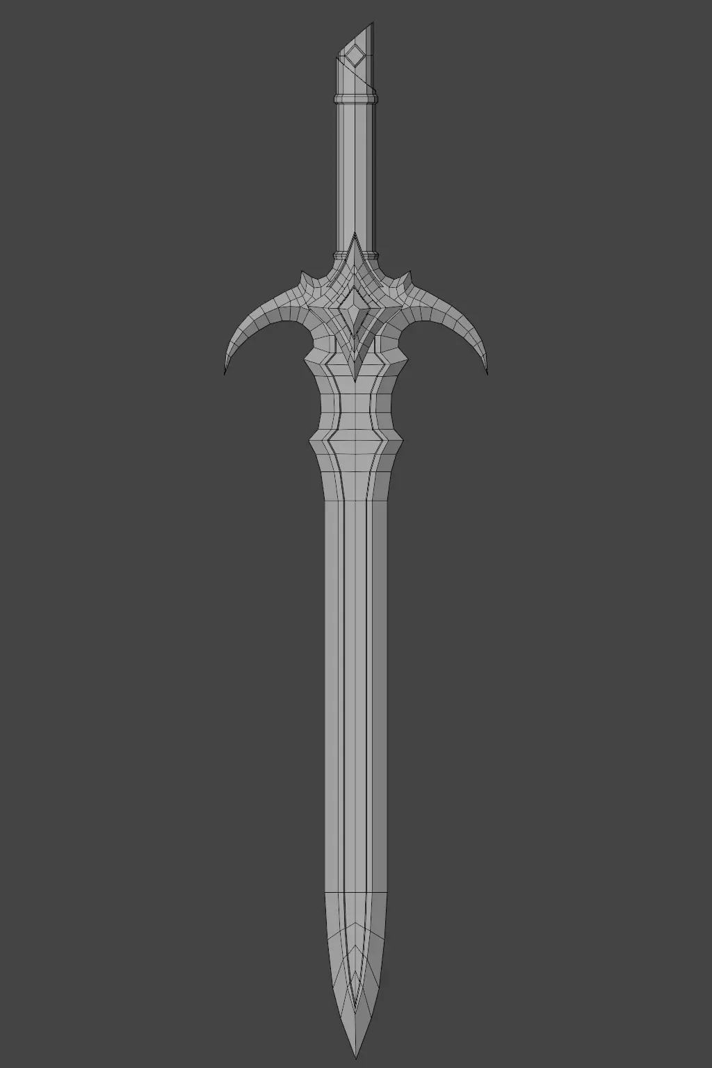 3in1 Arcane Blade Pack Simple Series I Low-poly 3D model_8