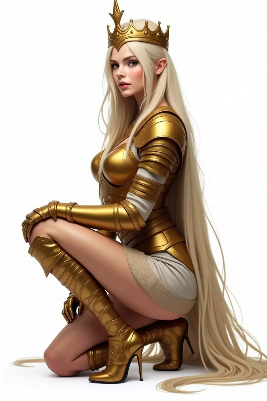 Elf from fantasy World of Warcraft 3D print model_0