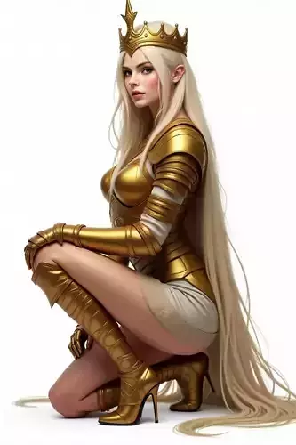 Elf from fantasy World of Warcraft 3D print model