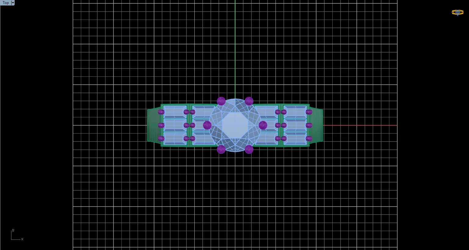 Solitaire Ring 43 3D print model_3